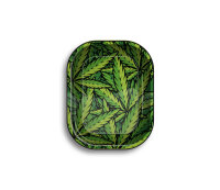 Fire-Flow Small Rolling Tray - Small Leaves #33 Green 14...