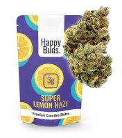 Happy Buds Blüten 20% CBD - Super Lemon Haze