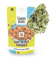 Happy Buds Blüten 20% CBD - Girl Scout Cookies