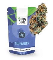 Happy Buds Blüten 20% CBD 9% CBG - Blueberry