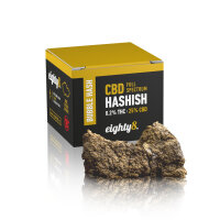 Eighty8 Hashish Full Spectrum 25% CBD - Bubble Hash