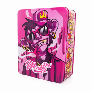 Monkey King Bubblegum Edition Große Metall Aufbewahrungsbox