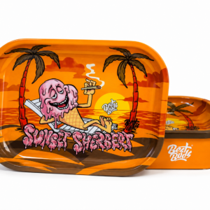 Best Buds Sunset Sherbet Tray Box Aufbewahrungsbox mit Rolling Tray
